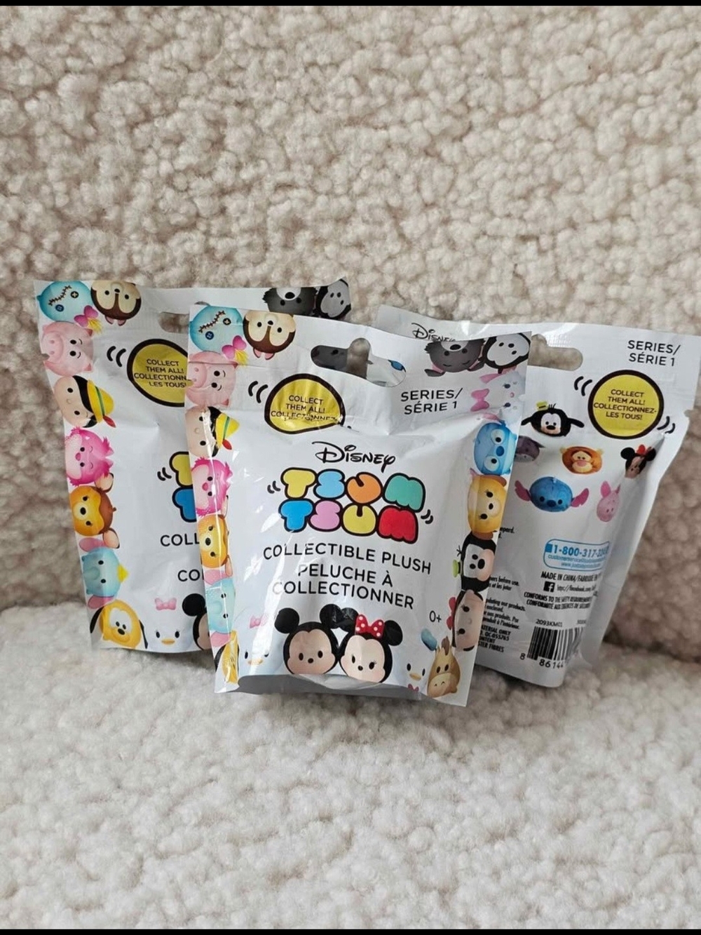 Disney Tsum Tsum Collectible Plush Blind Bag - White Packaging